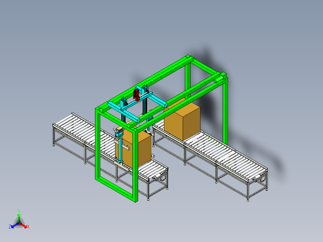 纸箱转运线设计