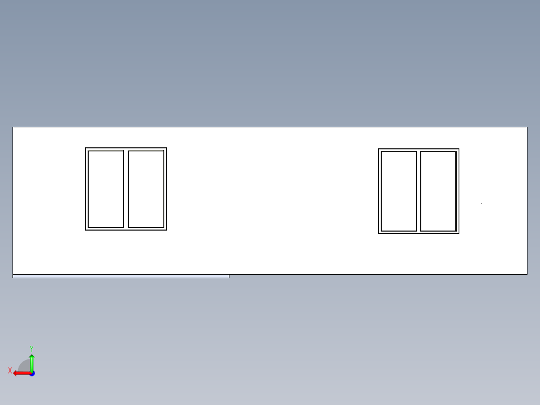 别致的室内布局设计模型 220186后视图