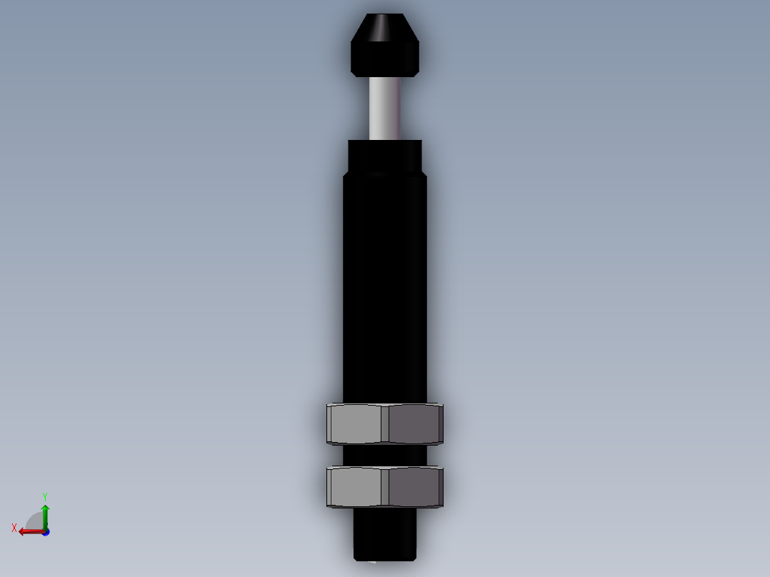 油压缓冲器-ACA0806-2-亚德客2后视图