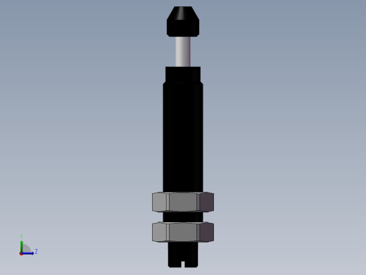 油压缓冲器-ACA0806-2-亚德客2左视缩略图
