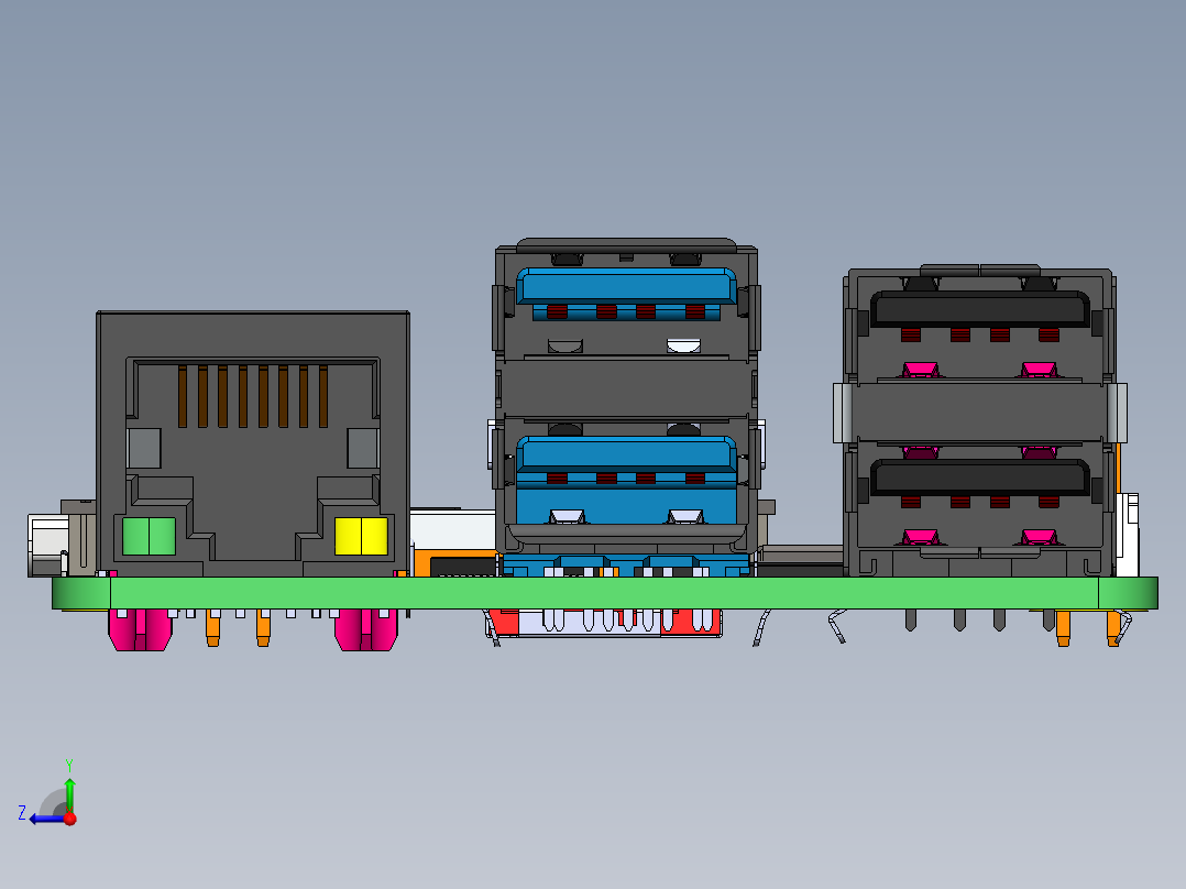 电路板、主板(275)右视图