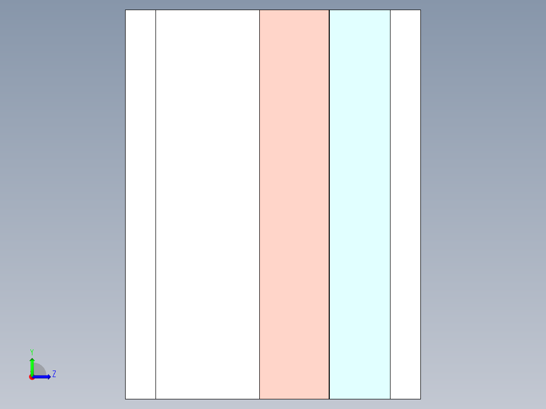 热水壶装饰圈（两板模）左视图