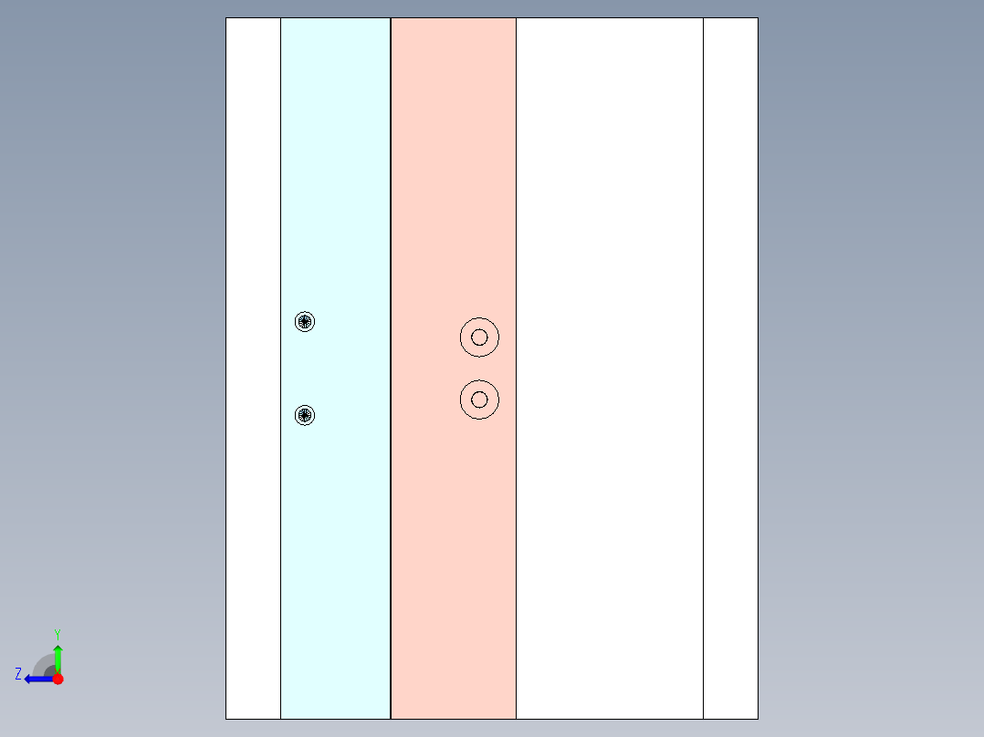 热水壶装饰圈（两板模）右视图