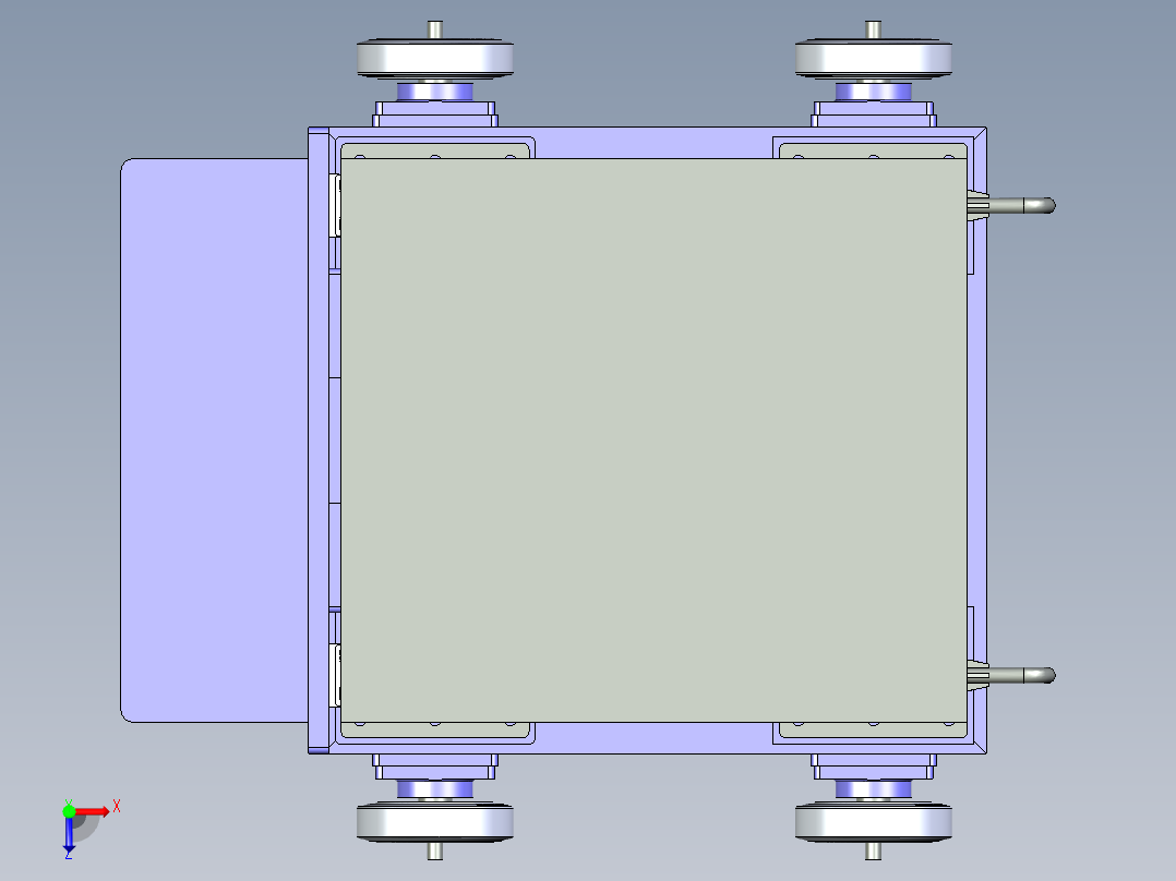 B3003483-垂直螺杆 材料提升机俯视图