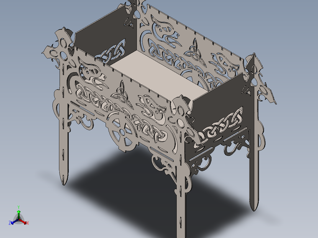 烧烤炉(17)主视图