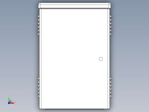 户外网络机柜前视缩略图