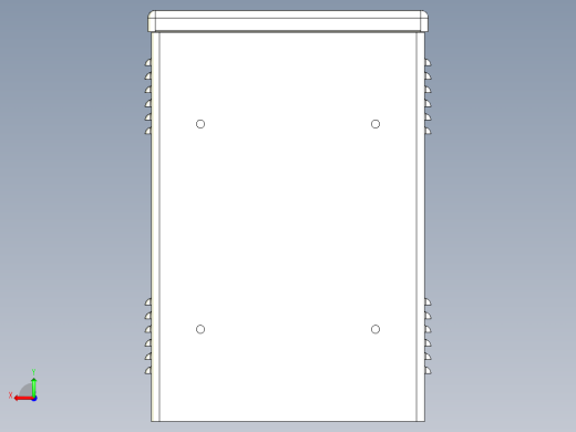 户外网络机柜后视缩略图