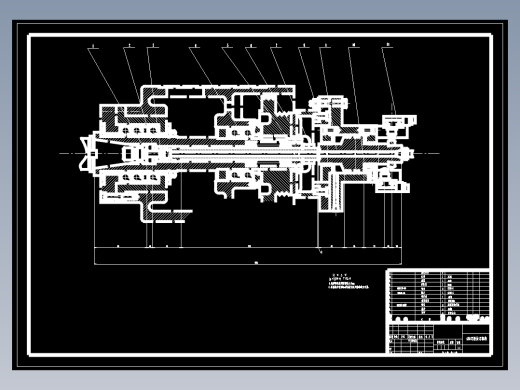数控机床45#刀柄拉刀机构设计含7张CAD图