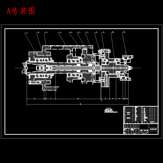数控机床45#刀柄拉刀机构设计含7张CAD图缩略图
