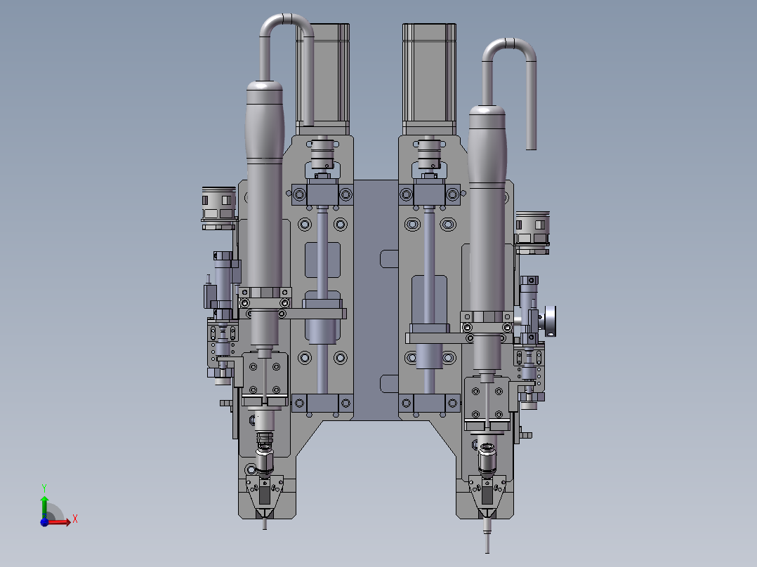 A675 锁螺丝模组锁螺丝机构案例28套合集前视图