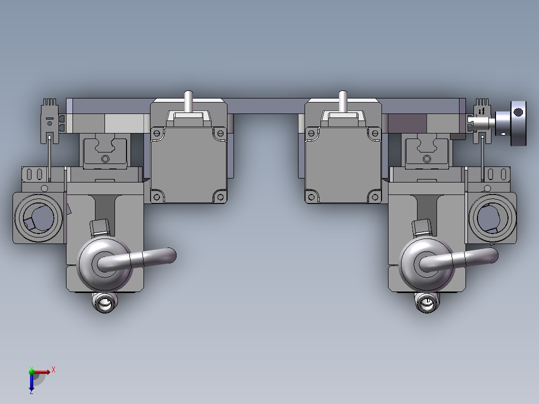 A675 锁螺丝模组锁螺丝机构案例28套合集俯视图