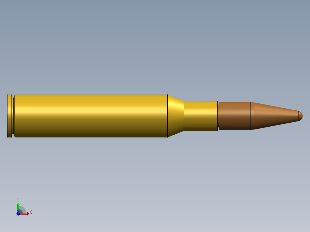 子弹(5.56)前视图