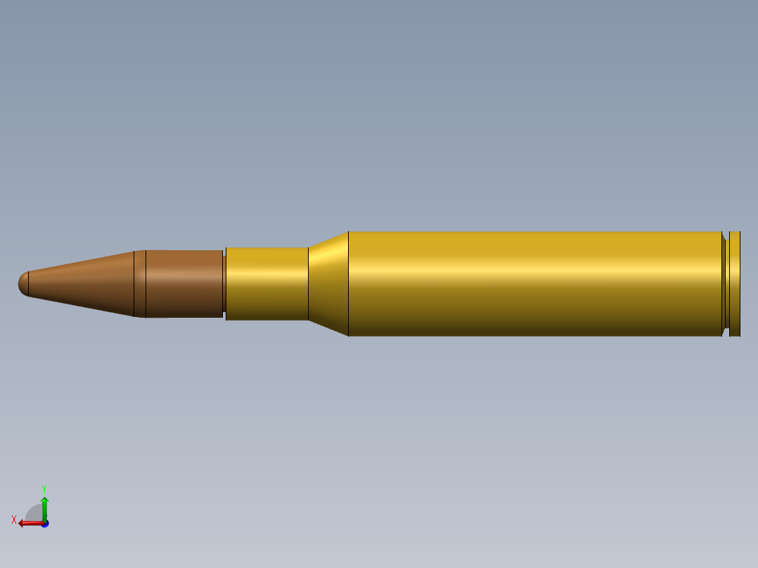 子弹(5.56)后视图