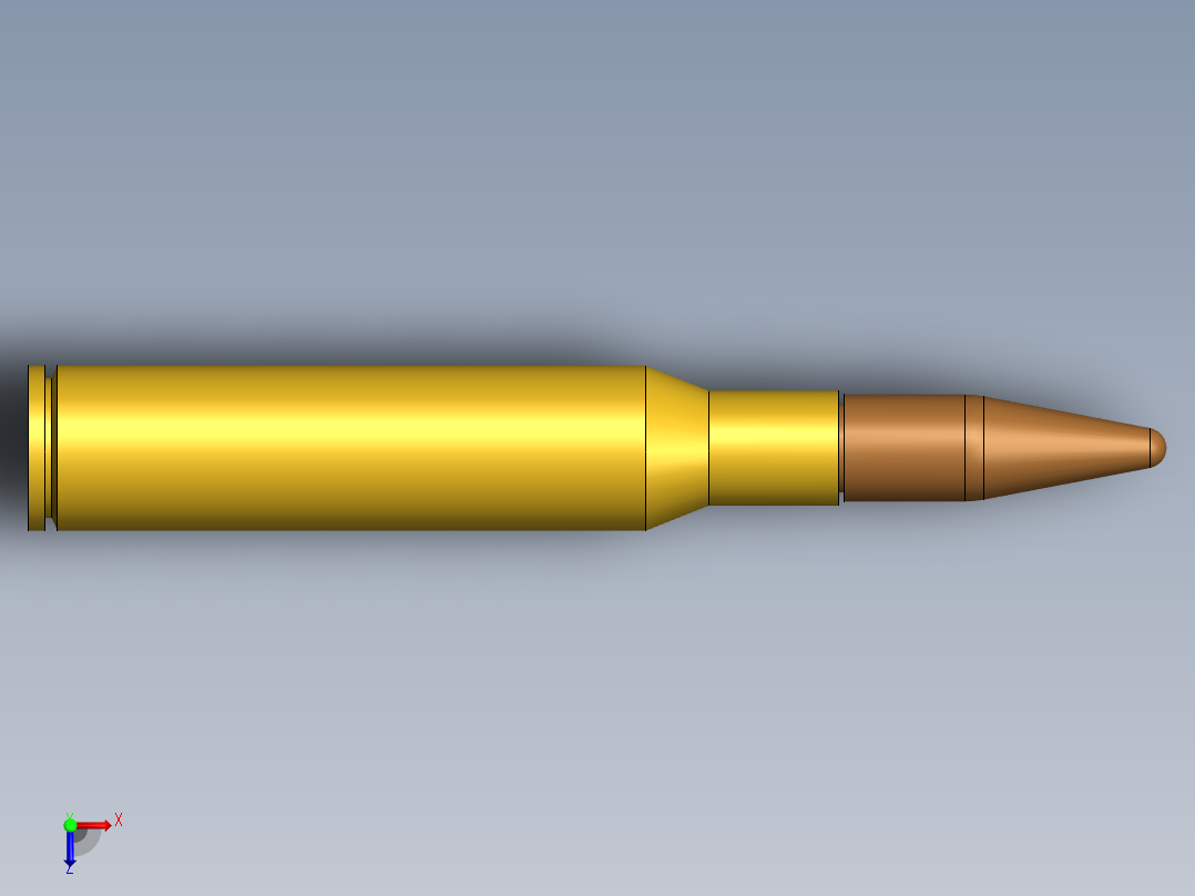 子弹(5.56)俯视图