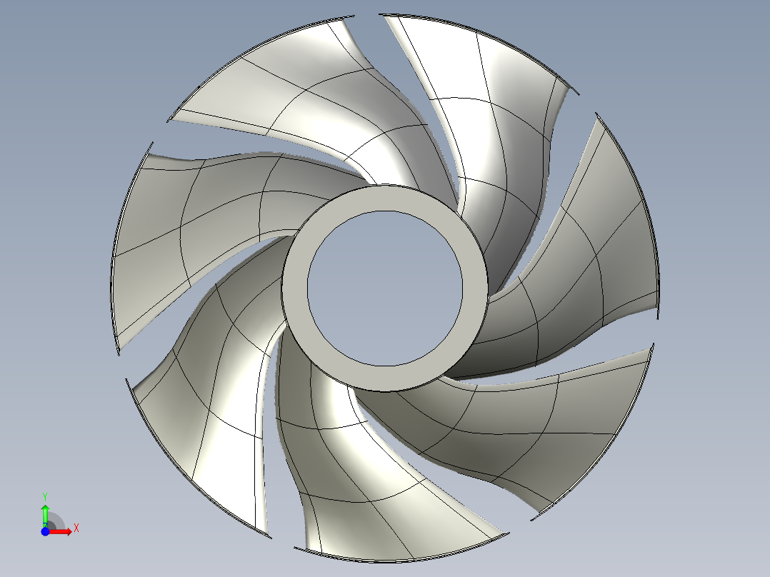 电脑散热风扇 110mm-115mm前视图