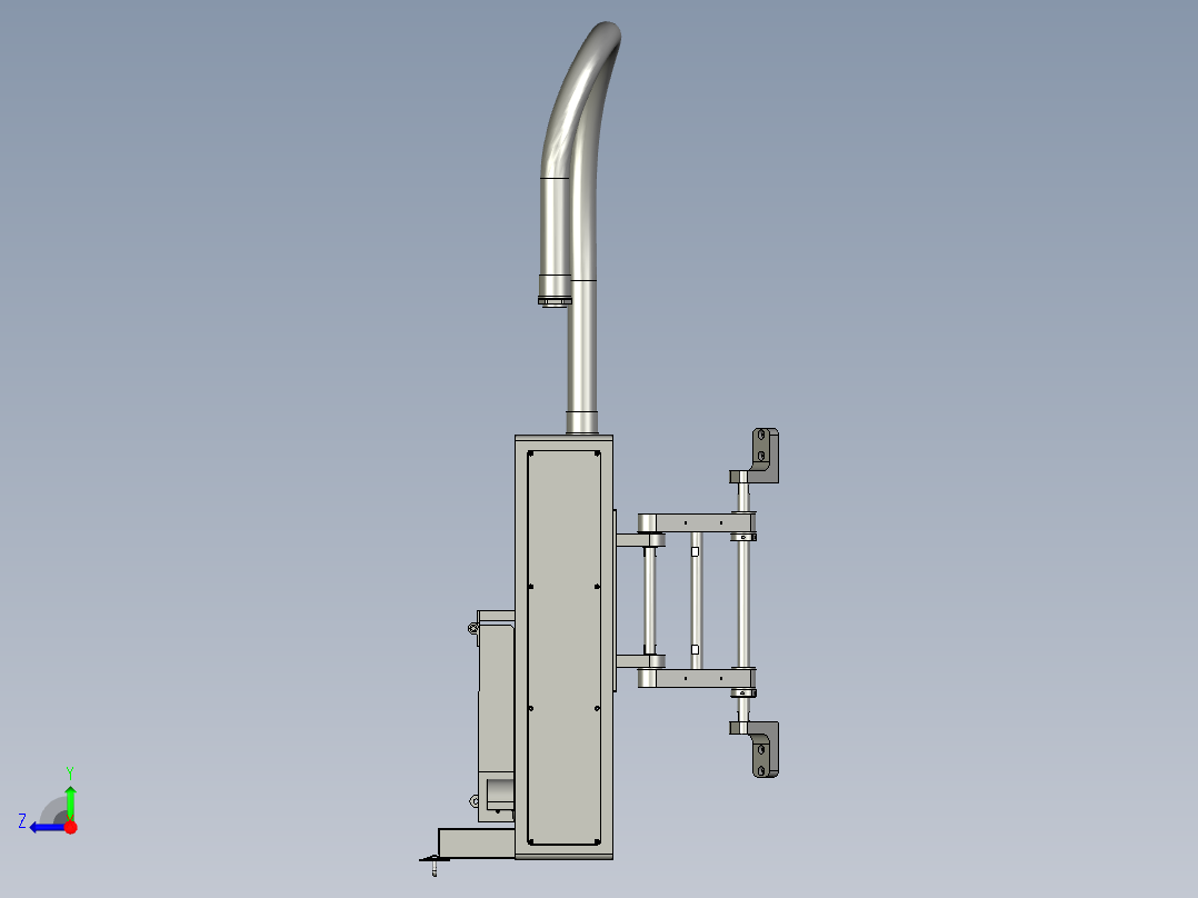 UWLKZX05控制箱ZB右视图