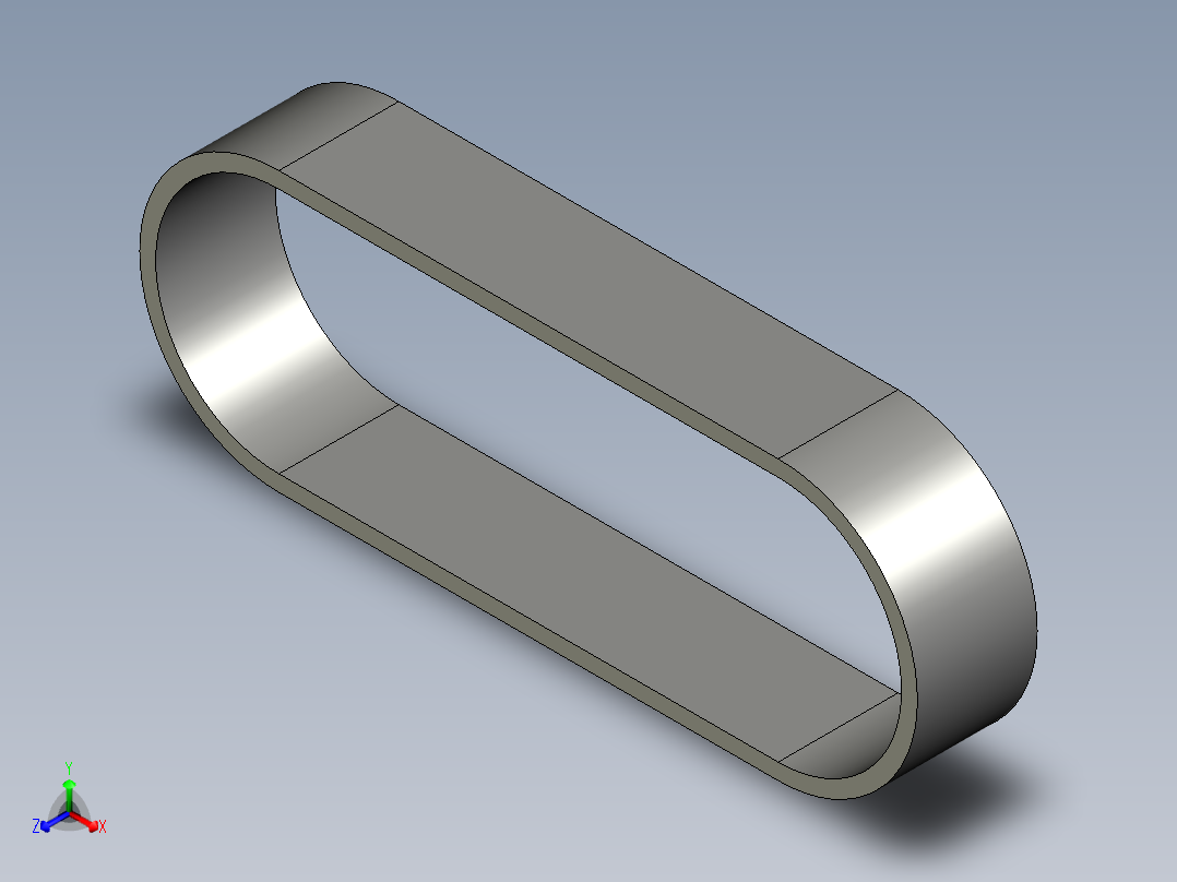 同步带S5M-15W-225L正等轴测图