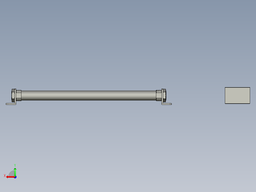 亚德客-气缸RMS25X300LB_0_后视图