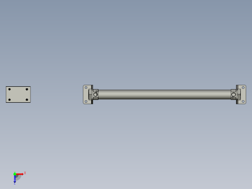 亚德客-气缸RMS25X300LB_0_俯视缩略图