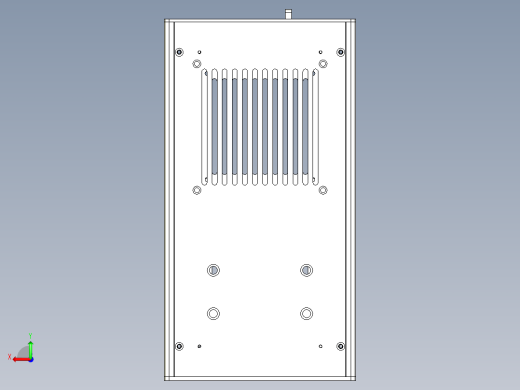 ITX SFX双240水冷机箱后视缩略图