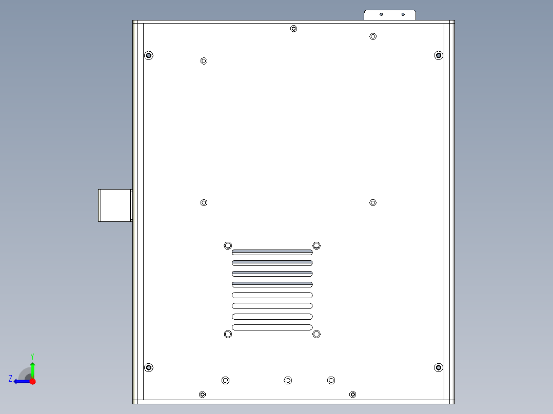 ITX SFX双240水冷机箱右视图