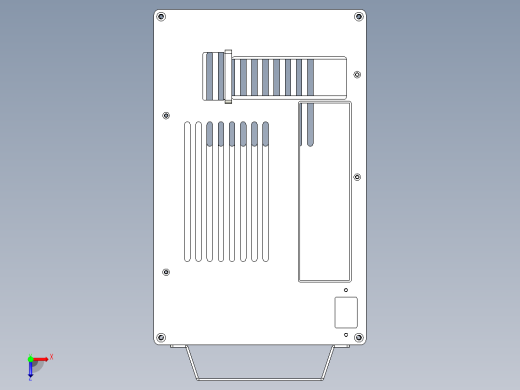 ITX SFX双240水冷机箱俯视缩略图