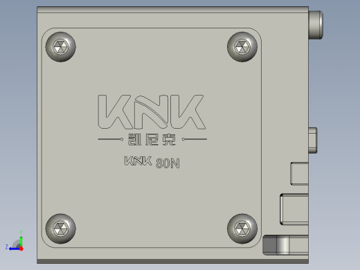 K80N欧规同步带重载模组K80NA-1H80-L5200-1A-MR-T750W19_K80N-右出轴右视缩略图