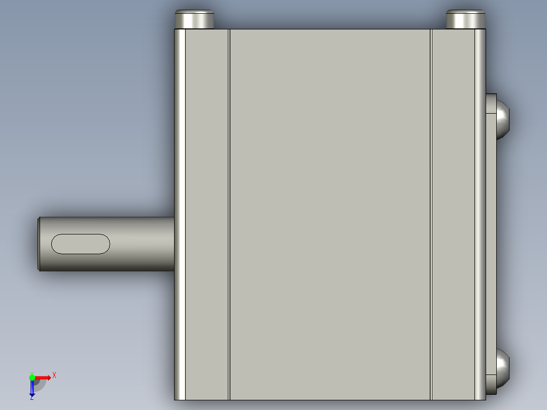 K80N欧规同步带重载模组K80NA-1H80-L5200-1A-MR-T750W19_K80N-右出轴俯视图