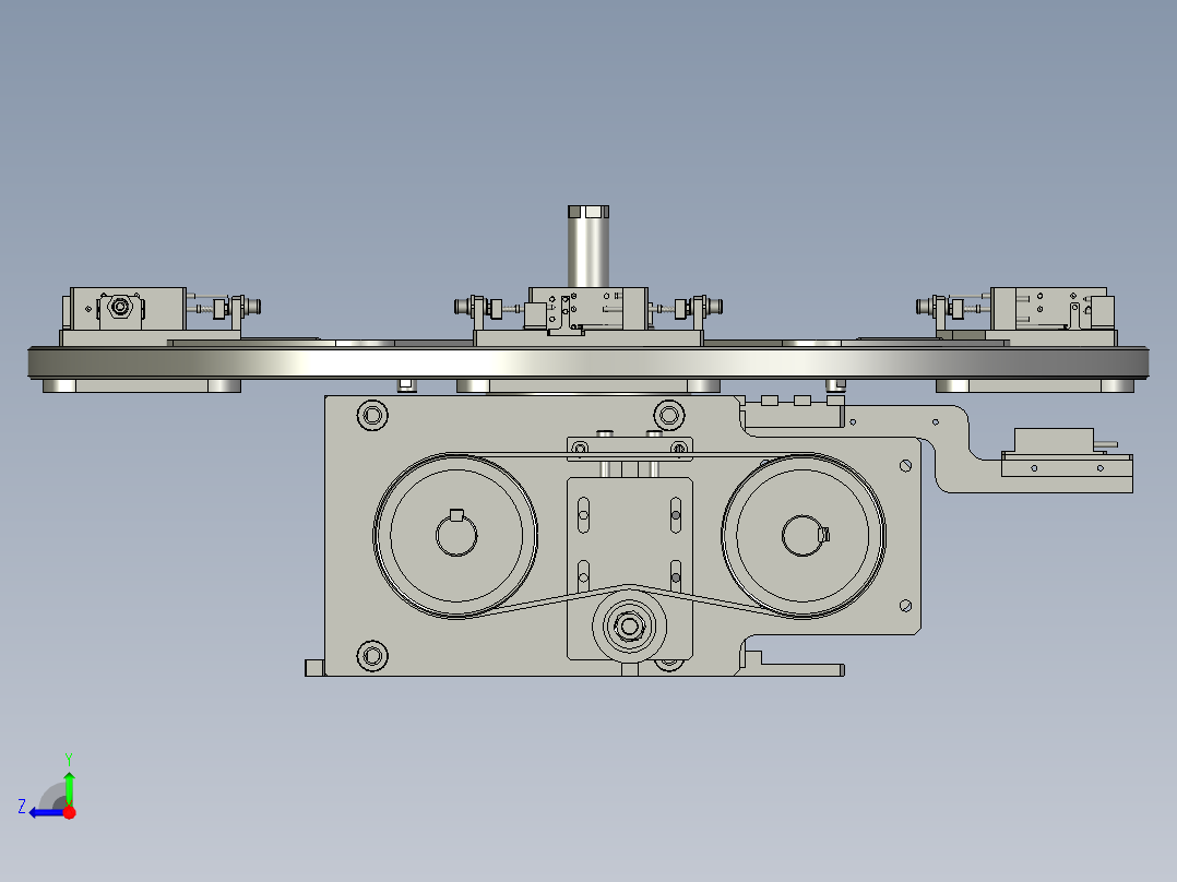 A050-LH-025转台右视图