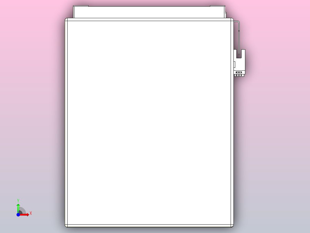 滚珠丝杠直线轴带导轨全封闭TPA-HCR-175D-2510C-L1000-MP-C-P75-N3前视图