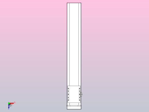 滚珠丝杠直线轴带导轨全封闭TPA-HCR-175D-2510C-L1000-MP-C-P75-N3俯视缩略图