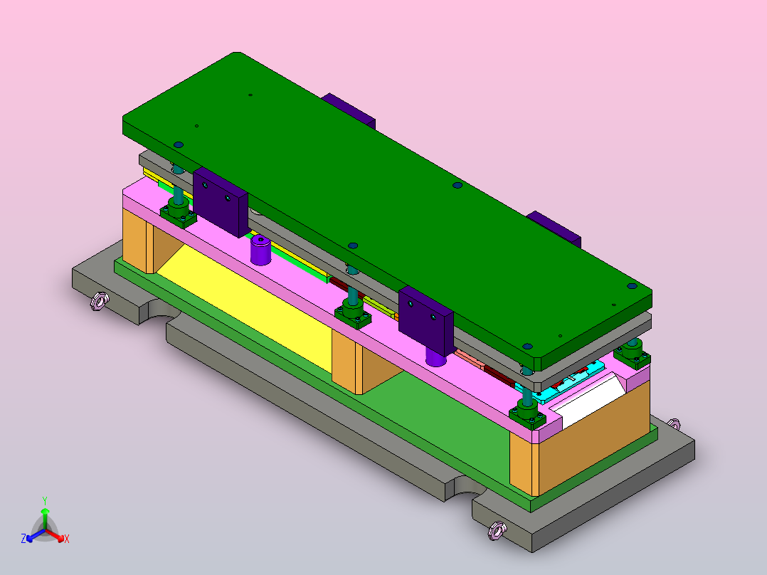 17 冲压模具 (50)主视图