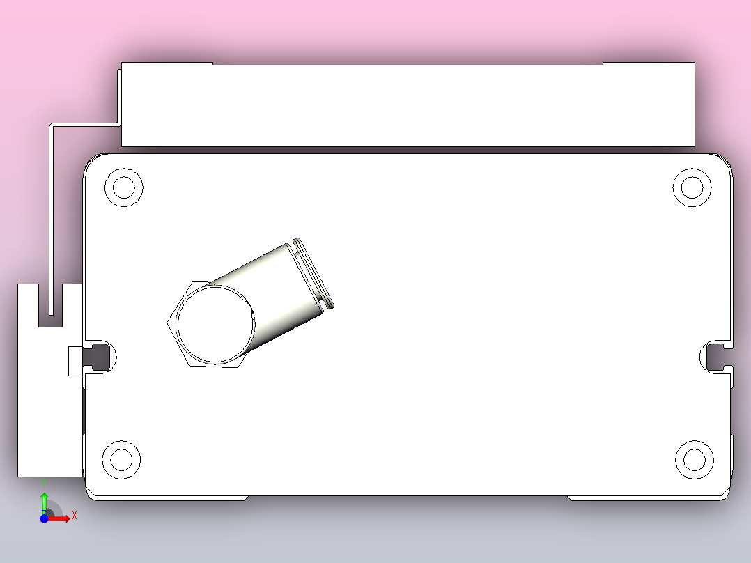 MCH14无尘螺杆滑台[MCH14-L#-200-M-P20-C3]前视图