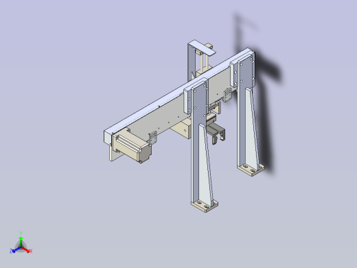 自动铝壳取料机械手3D图纸