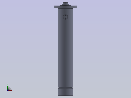 前法兰焊接式液压缸前视缩略图
