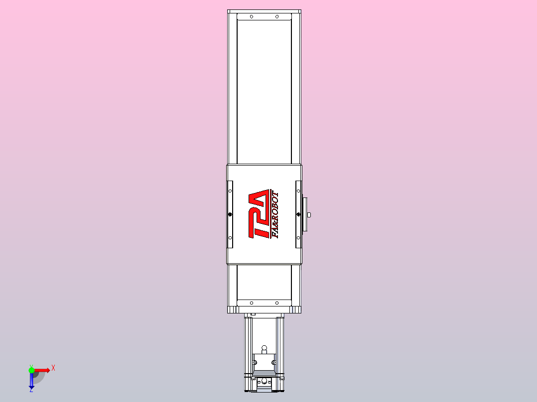 滚珠丝杠直线轴带导轨全封闭TPA-HCR-110D-1610C-L200-M-C-P40-N3俯视图