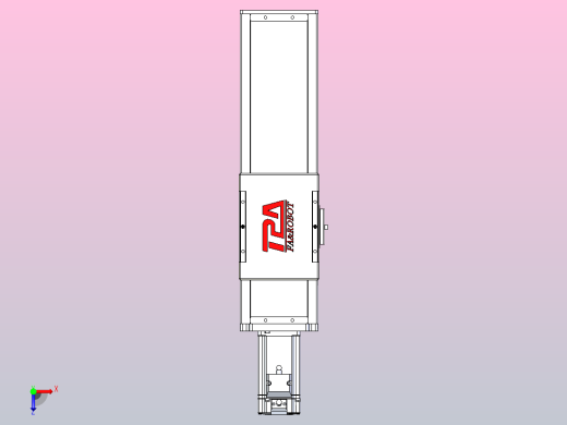 滚珠丝杠直线轴带导轨全封闭TPA-HCR-110D-1610C-L200-M-C-P40-N3俯视缩略图