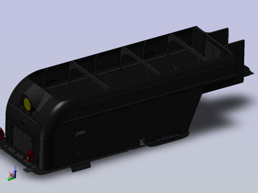 GM AM型煤仓3D数模图纸 STP格式