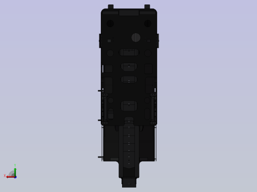 GM AM型煤仓3D数模图纸 STP格式后视缩略图