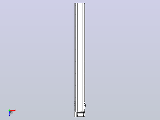 皮带直线轴半封闭可选导轨TPA-HNB-175D-140-L1550-LU-C-P75-N3俯视缩略图