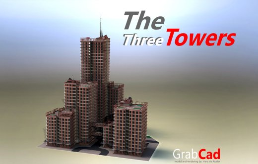 办公室, grabcad, 建筑物缩略图