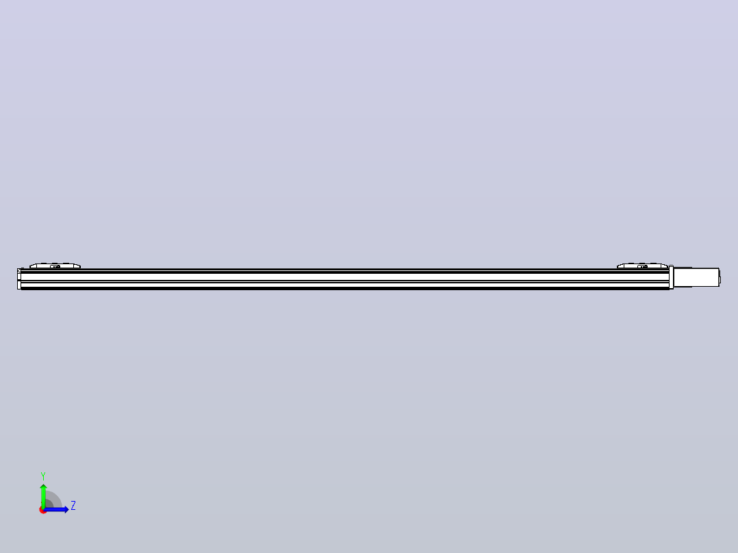 皮带直线轴双滑块型TPA-GCBS-50-P42-L600-QL-M10-N3左视图