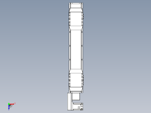 皮带直线轴双滑块型TPA-GCBS-150-P80-L200-QL-M75-N3俯视缩略图