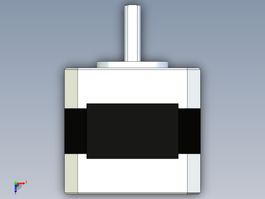 NEMA 17。42X42X39毫米步进电机俯视缩略图