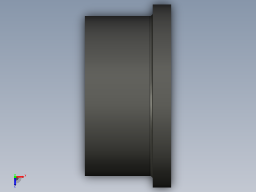 法兰适配器IPS-HDPE-PE4710俯视缩略图
