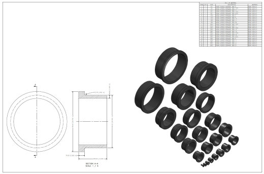 法兰适配器IPS-HDPE-PE4710缩略图