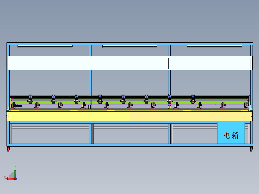 油管划线工装（sw18可编辑+工程图+bom单）后视图