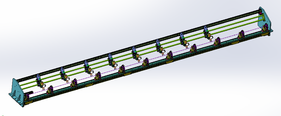 油管划线工装（sw18可编辑+工程图+bom单）