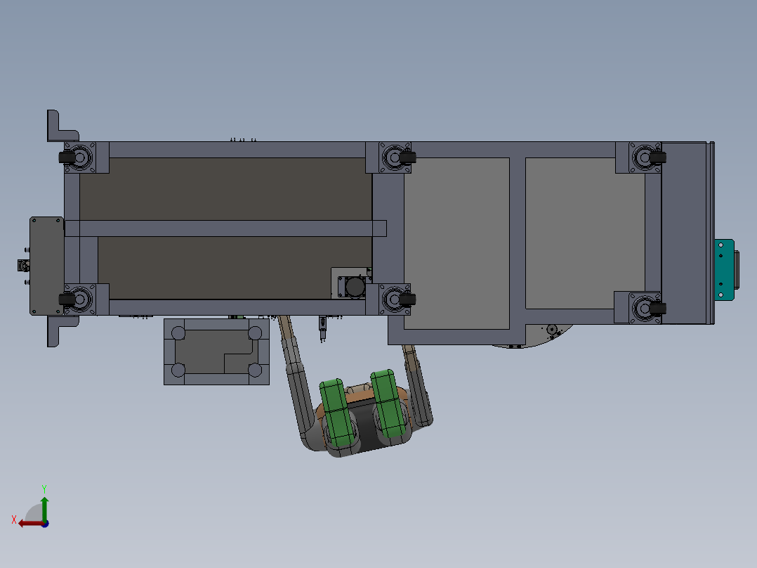 装配焊接检测打标一体机sw14后视图
