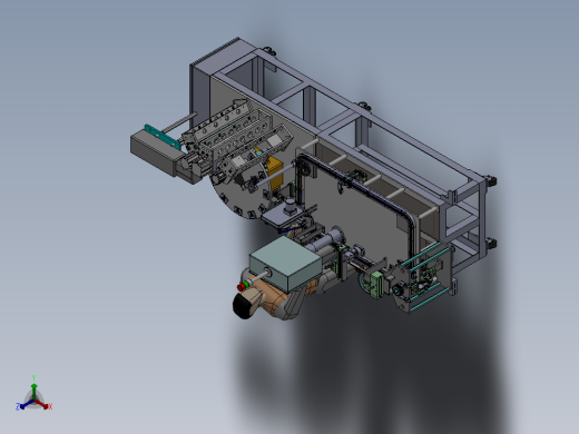装配焊接检测打标一体机sw14正等轴测缩略图